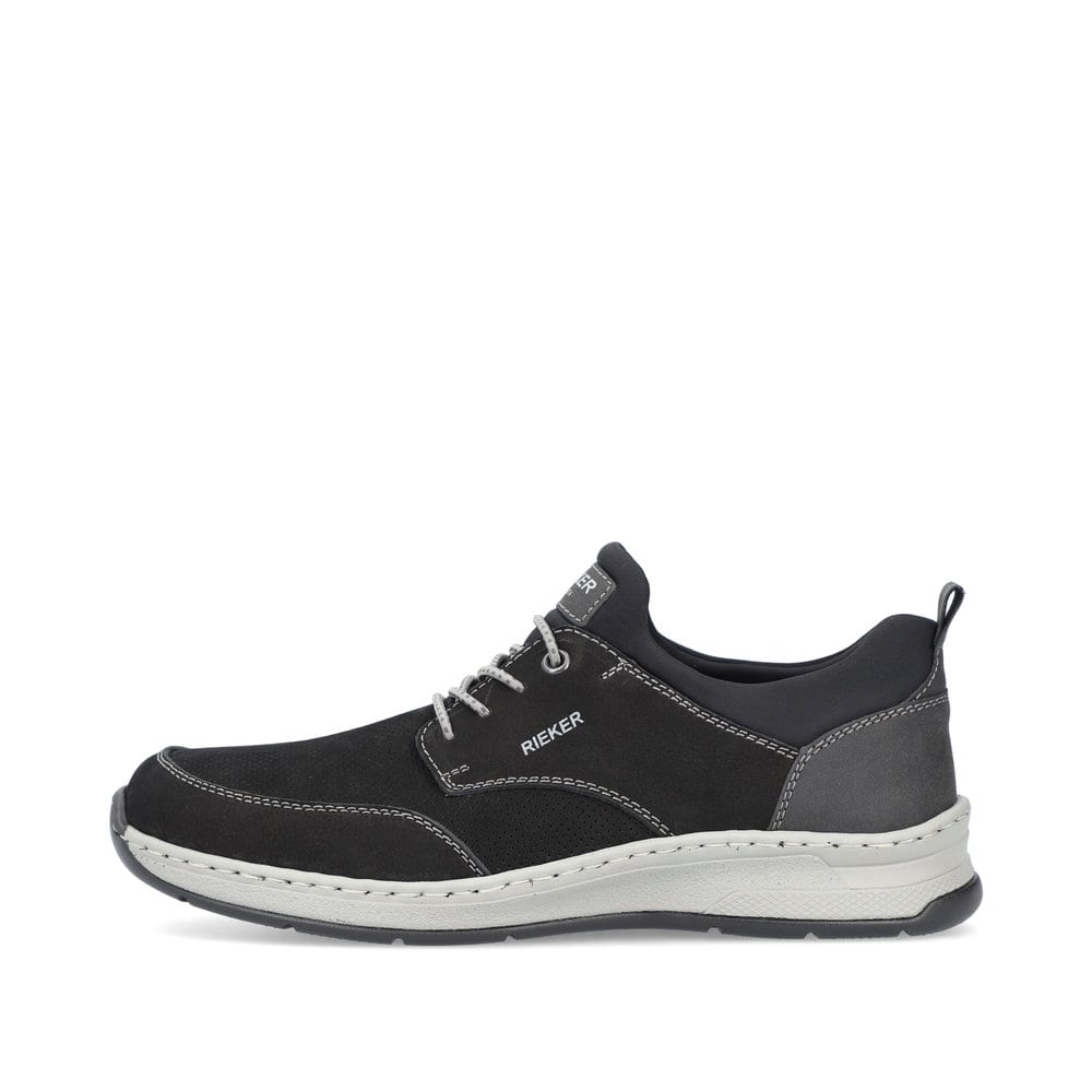 Rieker Herren Slipper graphitschwarz