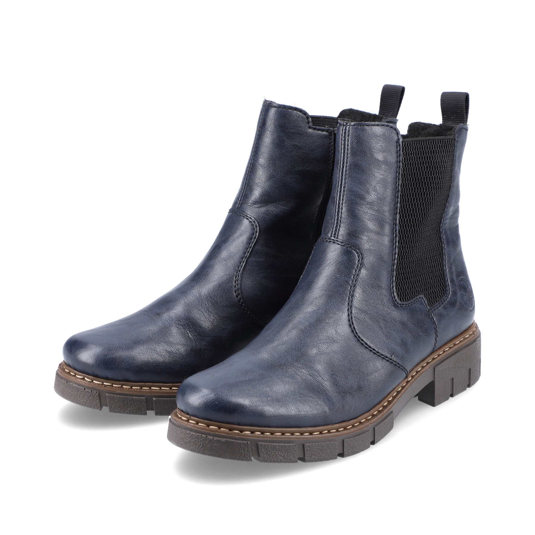 Rieker Damen Chelsea Boots pazifikblau