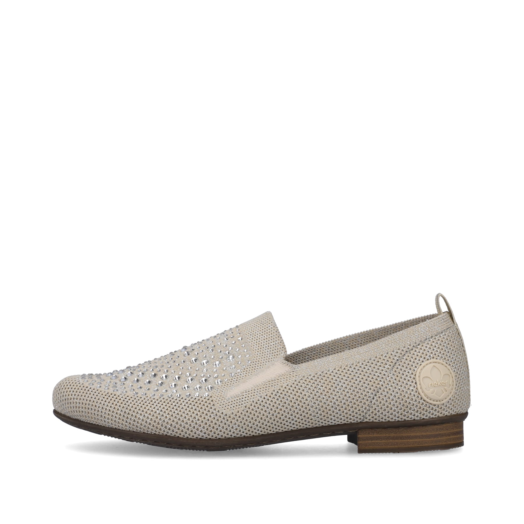 Rieker Damen Ballerinas hellbeige