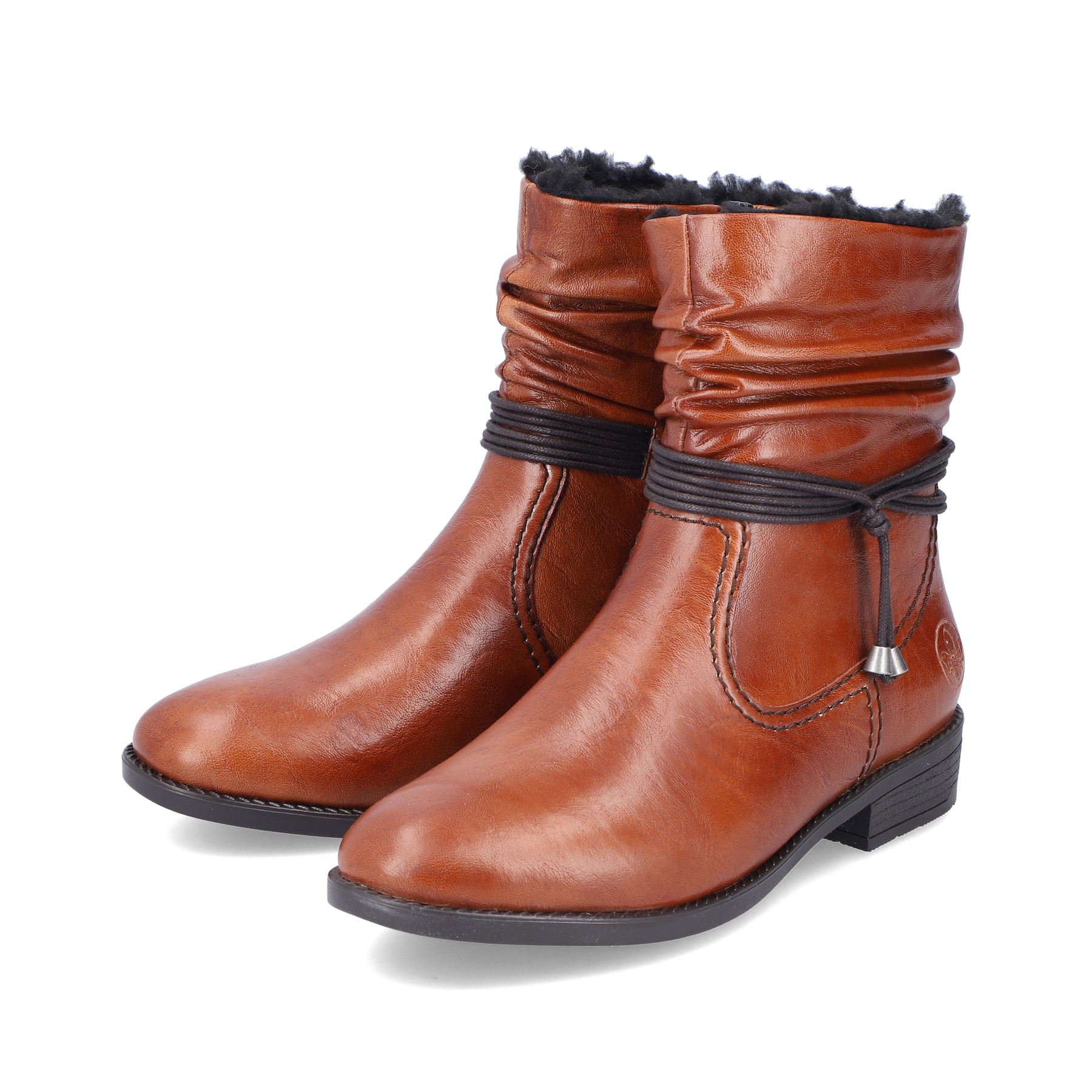 Rieker Damen Stiefeletten kastanienbraun