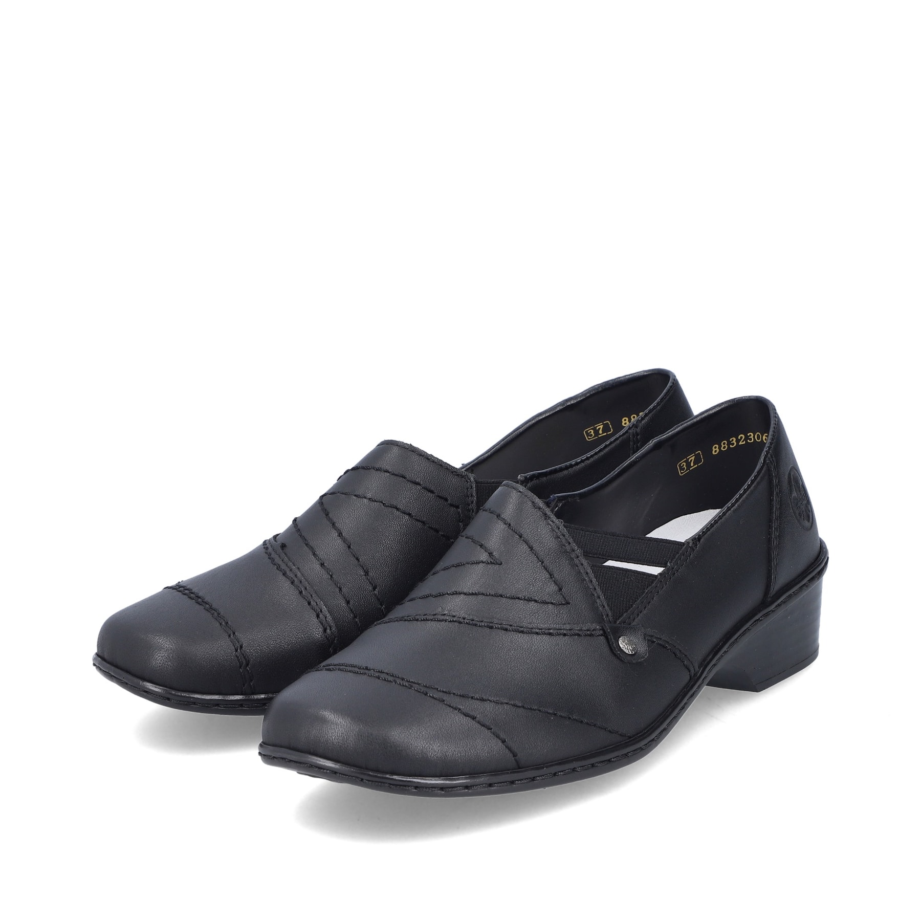 Rieker Damen Slipper nachtschwarz