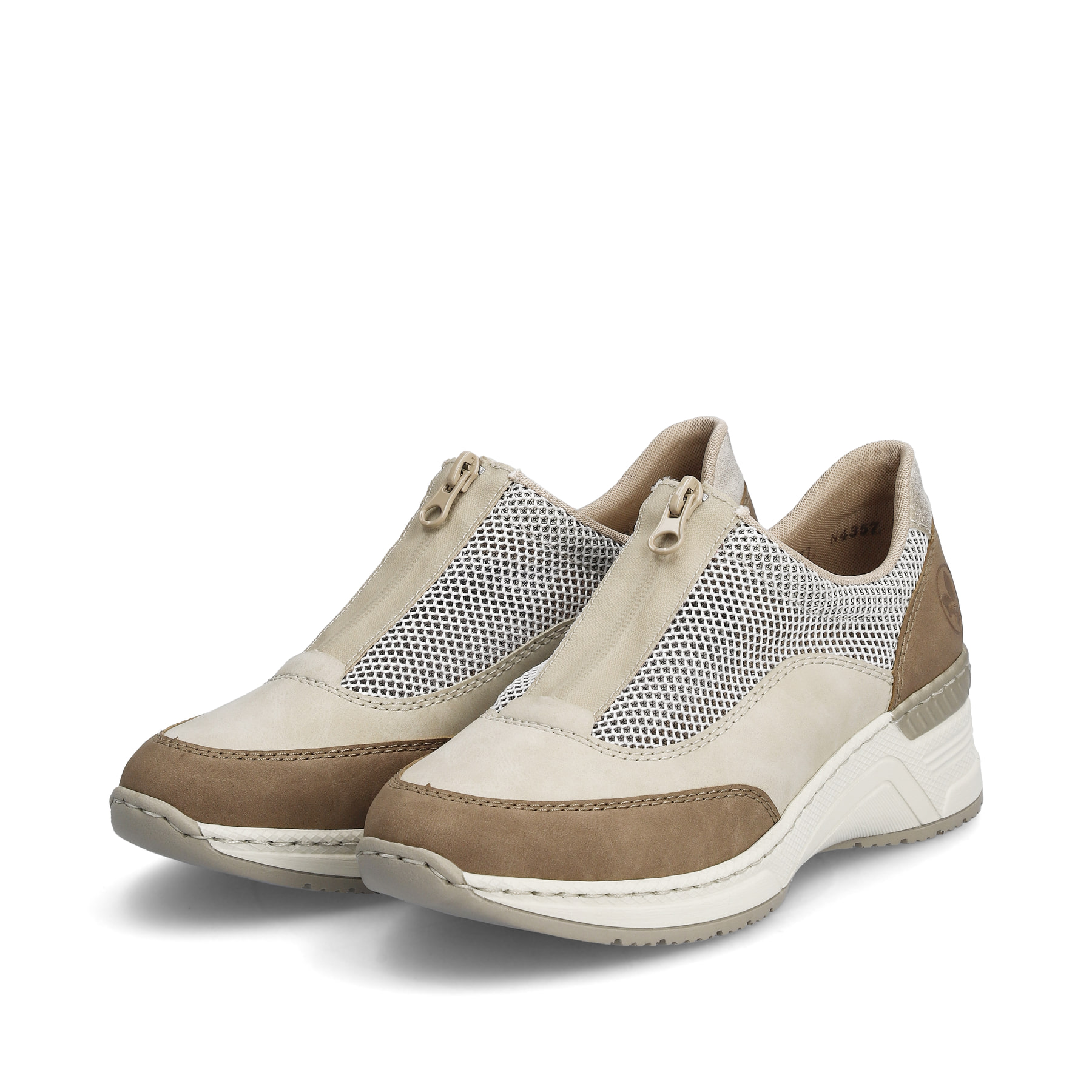 Rieker Damen Slipper hellbeige