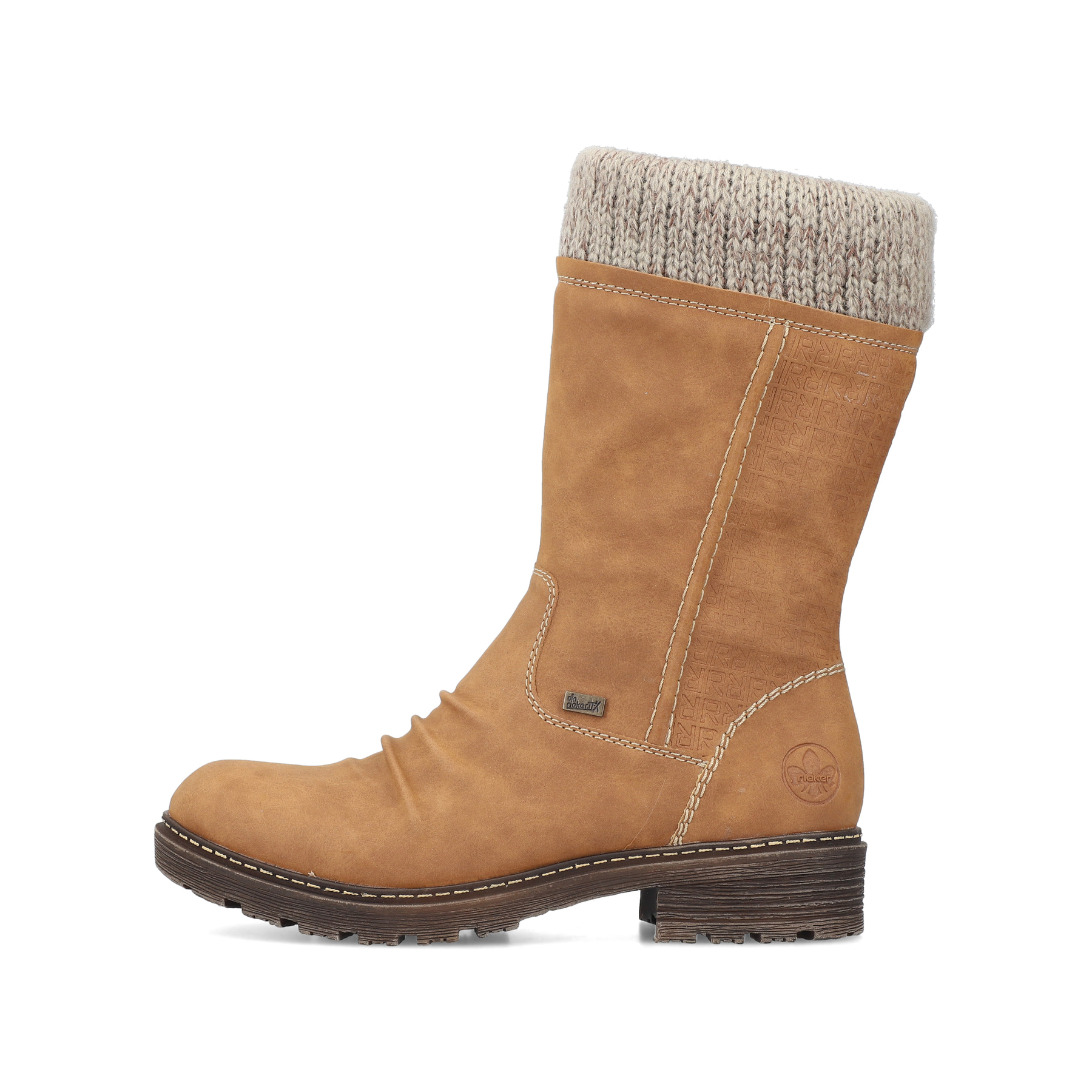 Rieker Damen Hochschaftstiefel kamelbraun