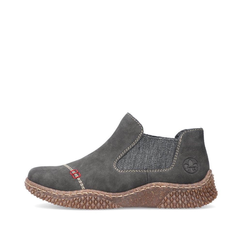 Rieker Damen Chelsea Boots anthrazit