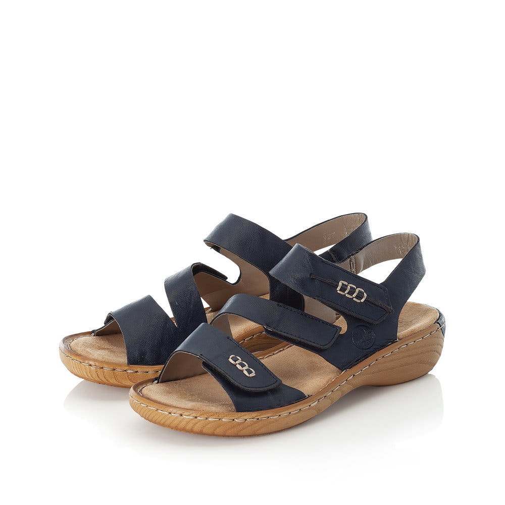 Rieker Damen Sandalen pazifikblau