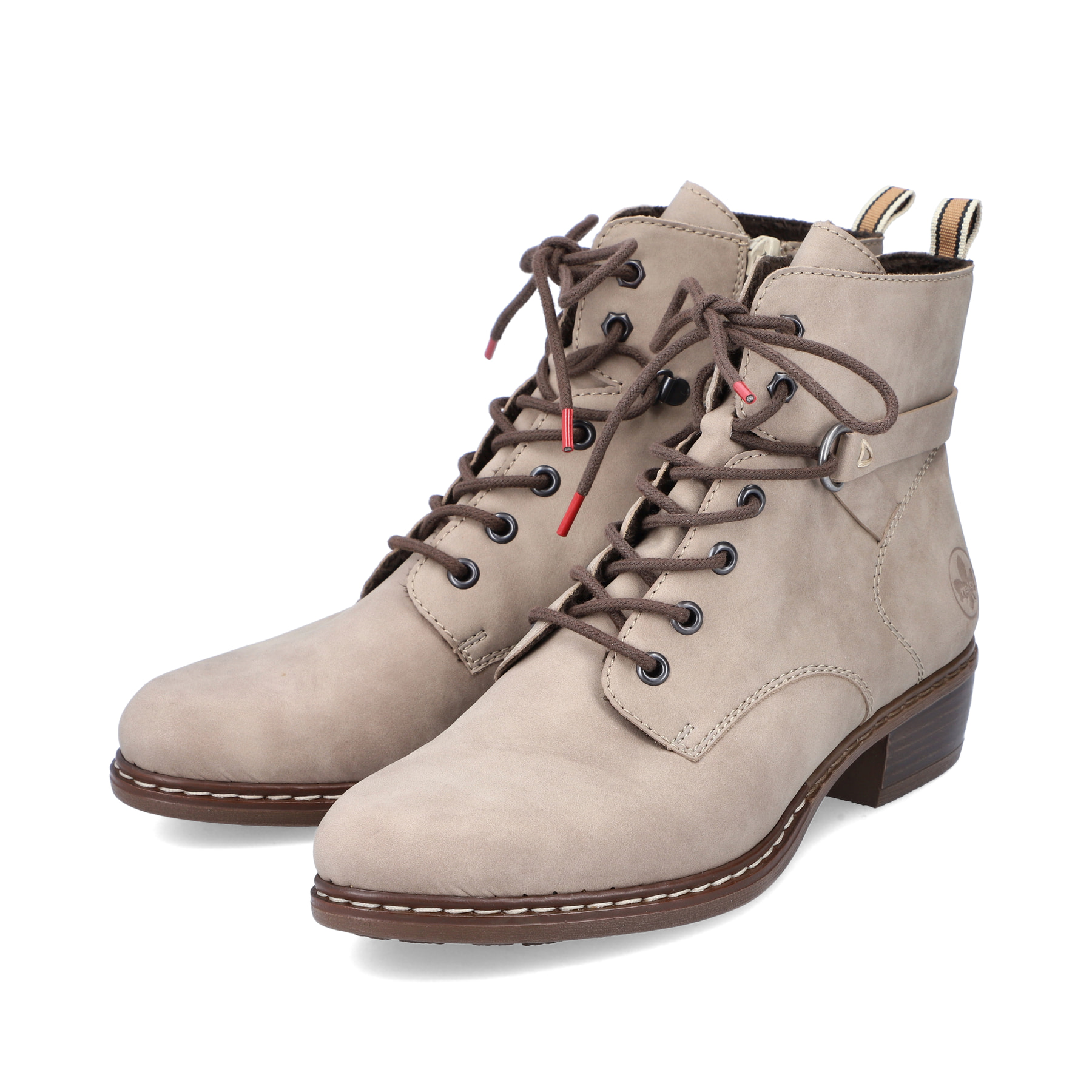 Rieker Damen Stiefeletten hellbeige