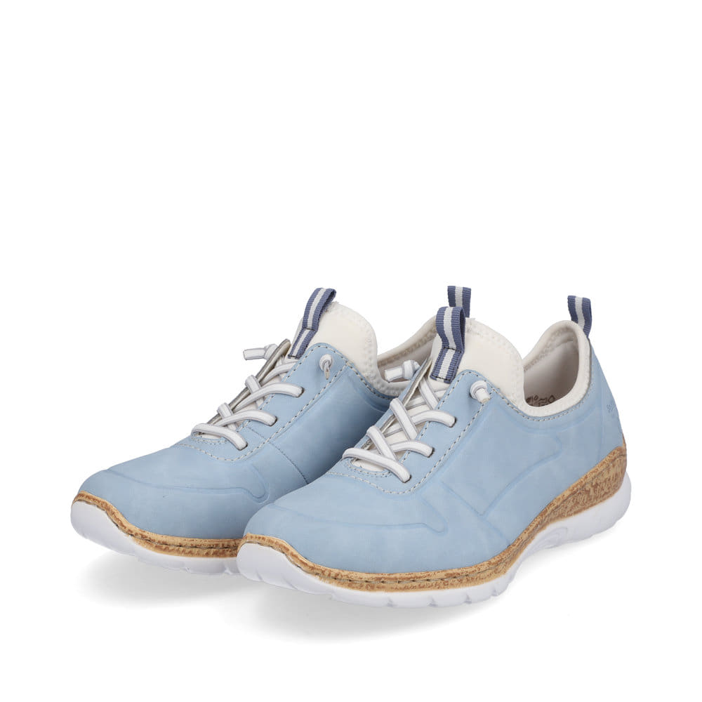 Rieker Damen Slipper himmelblau