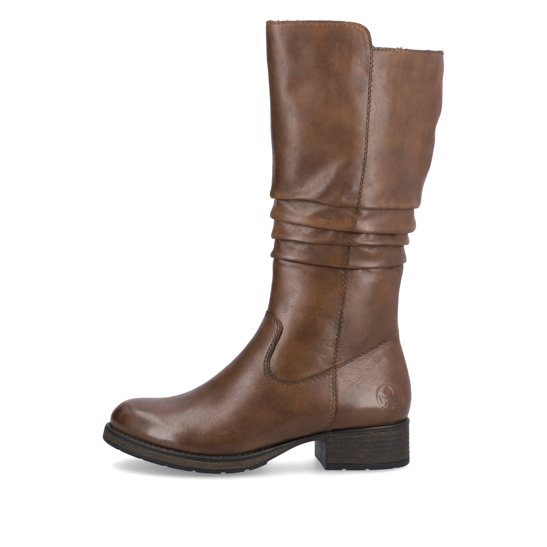 Rieker Damen Hochschaftstiefel kaffeebraun