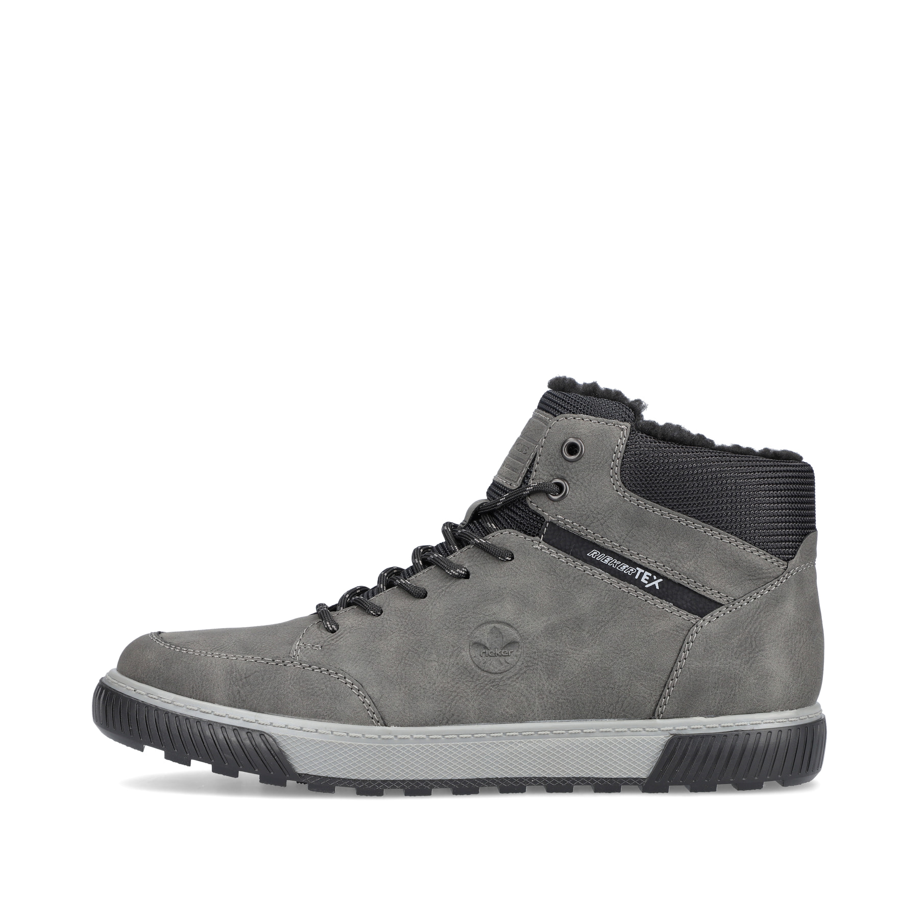 Rieker Herren Schnürstiefel stahlgrau