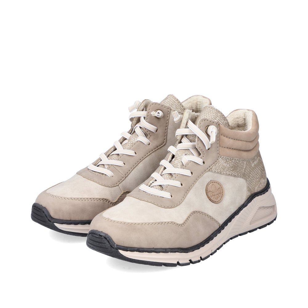 Rieker Damen Slipper hellbeige