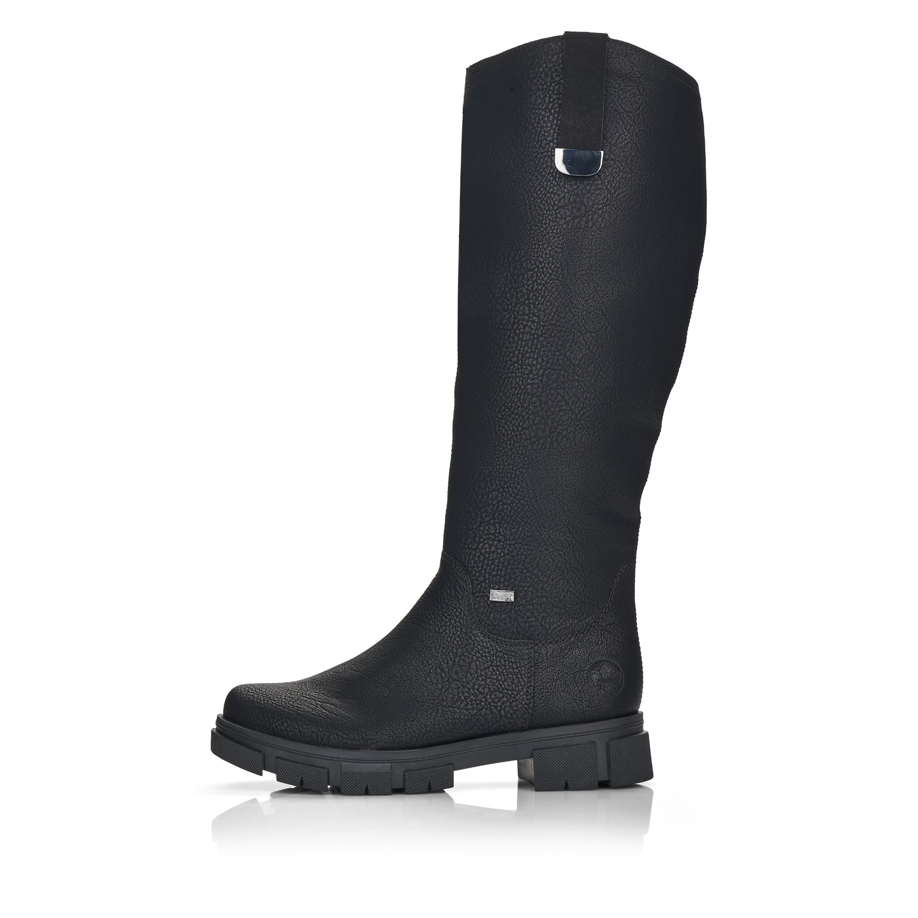 Rieker Damen Hochschaftstiefel tiefschwarz