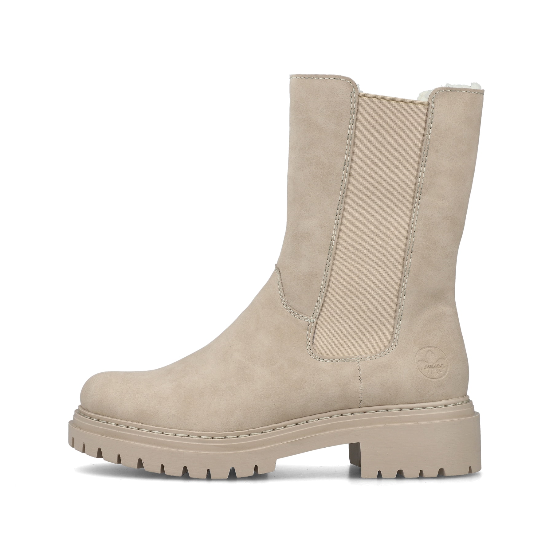 Rieker Damen Chelsea Boots hellbeige