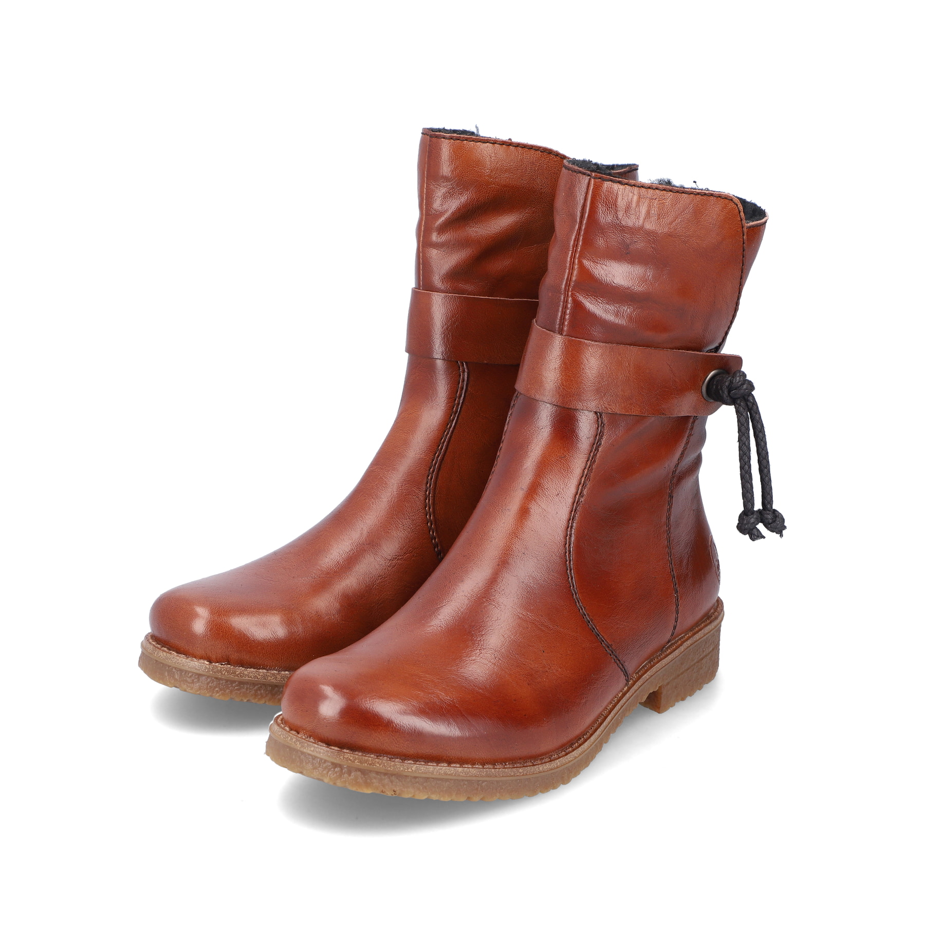 Rieker Damen Kurzstiefel fuchsbraun