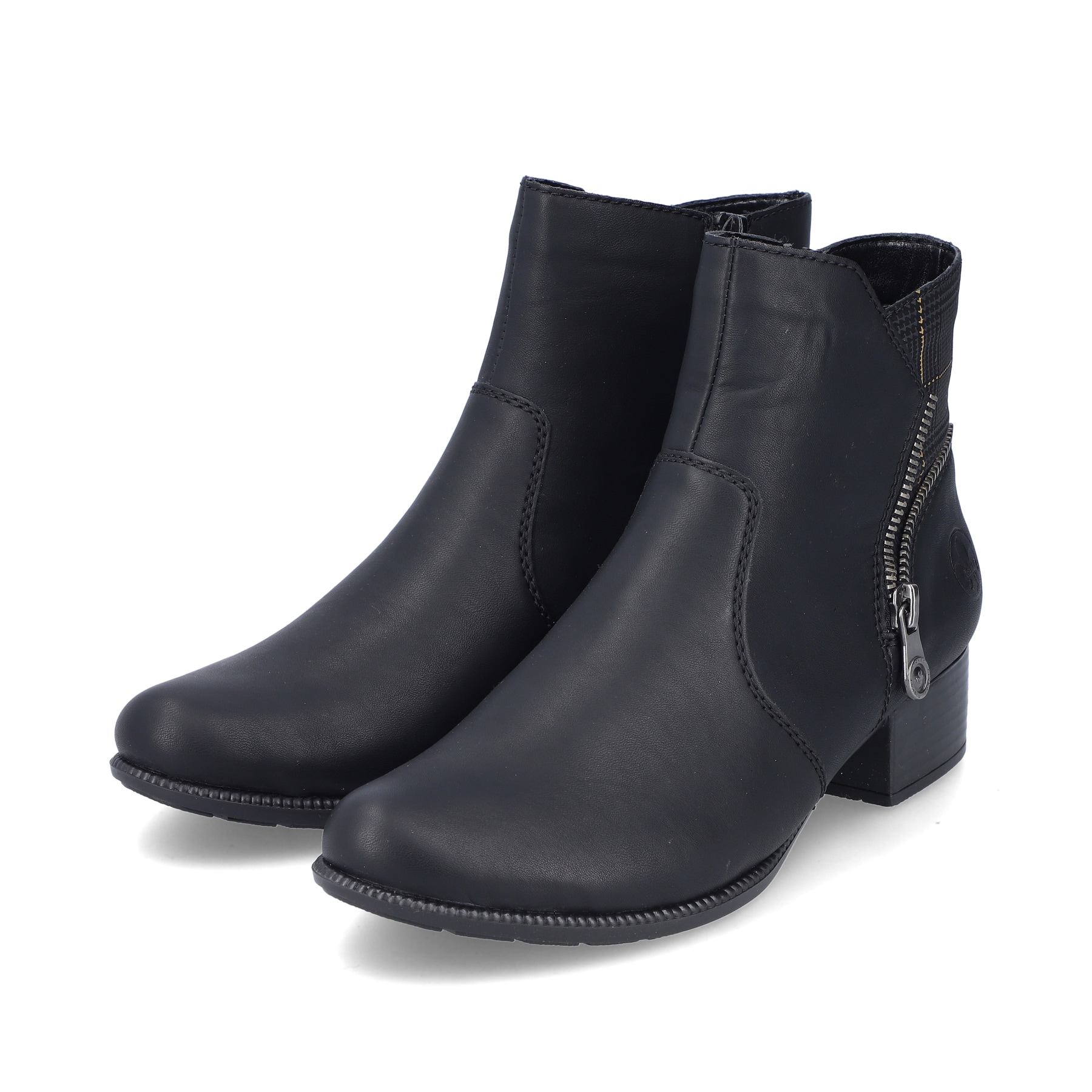 Rieker Damen Stiefeletten nachtschwarz