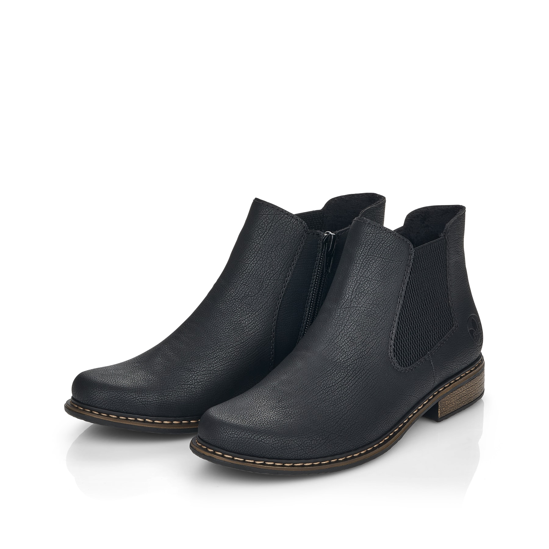 Rieker Damen Chelsea Boots tiefschwarz