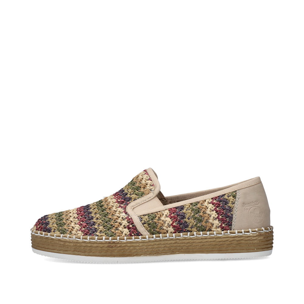 Rieker Damen Slipper gemustert