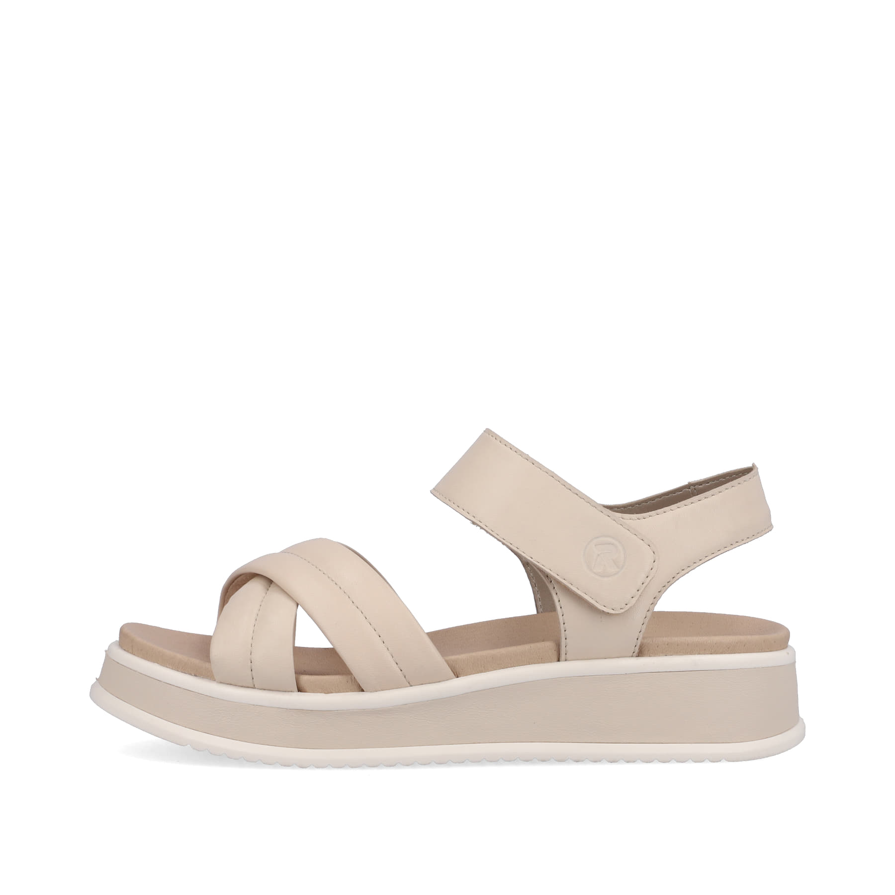 Rieker EVOLUTION Damen Riemchensandalen creme beige
