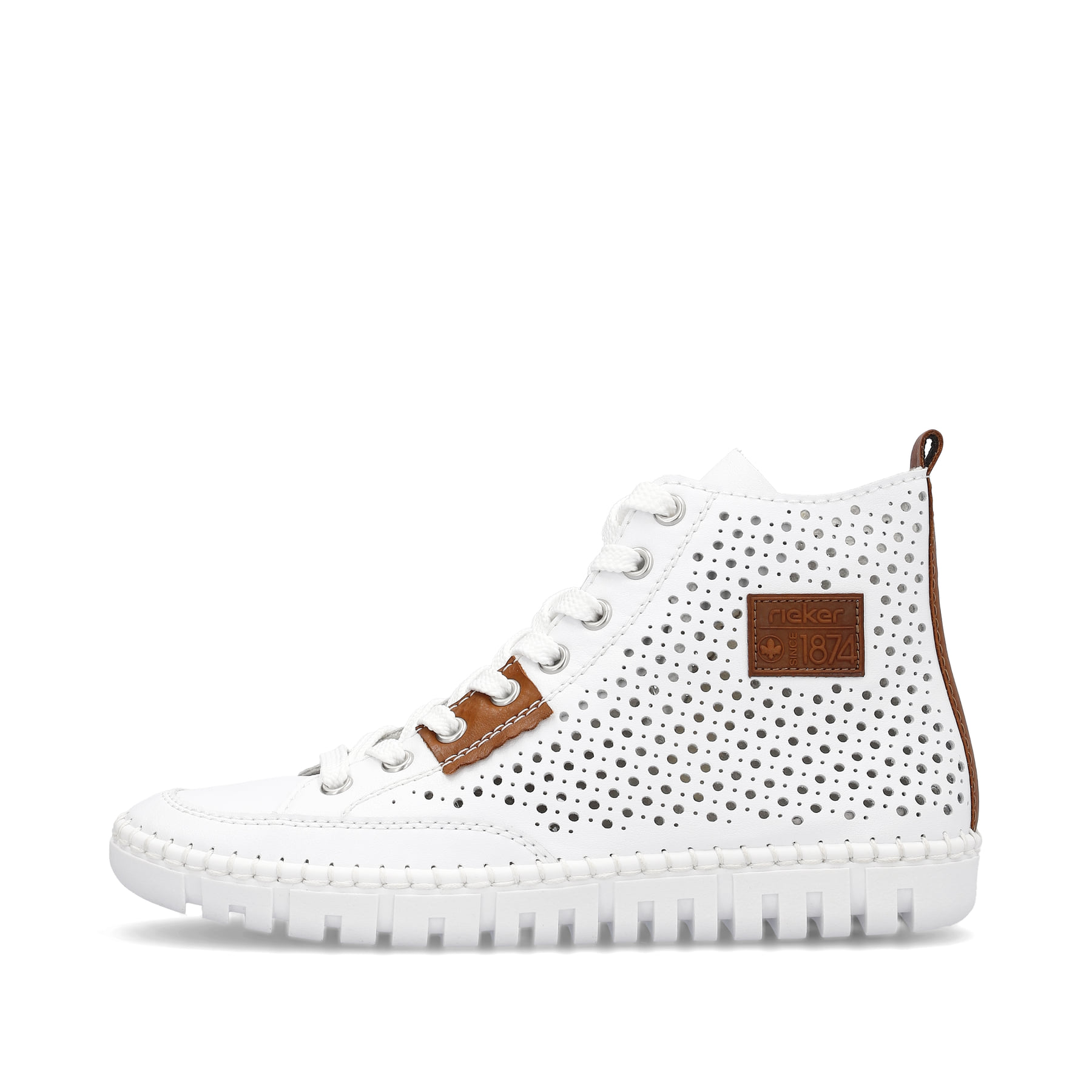 Rieker Damen Sneaker brilliantweiss