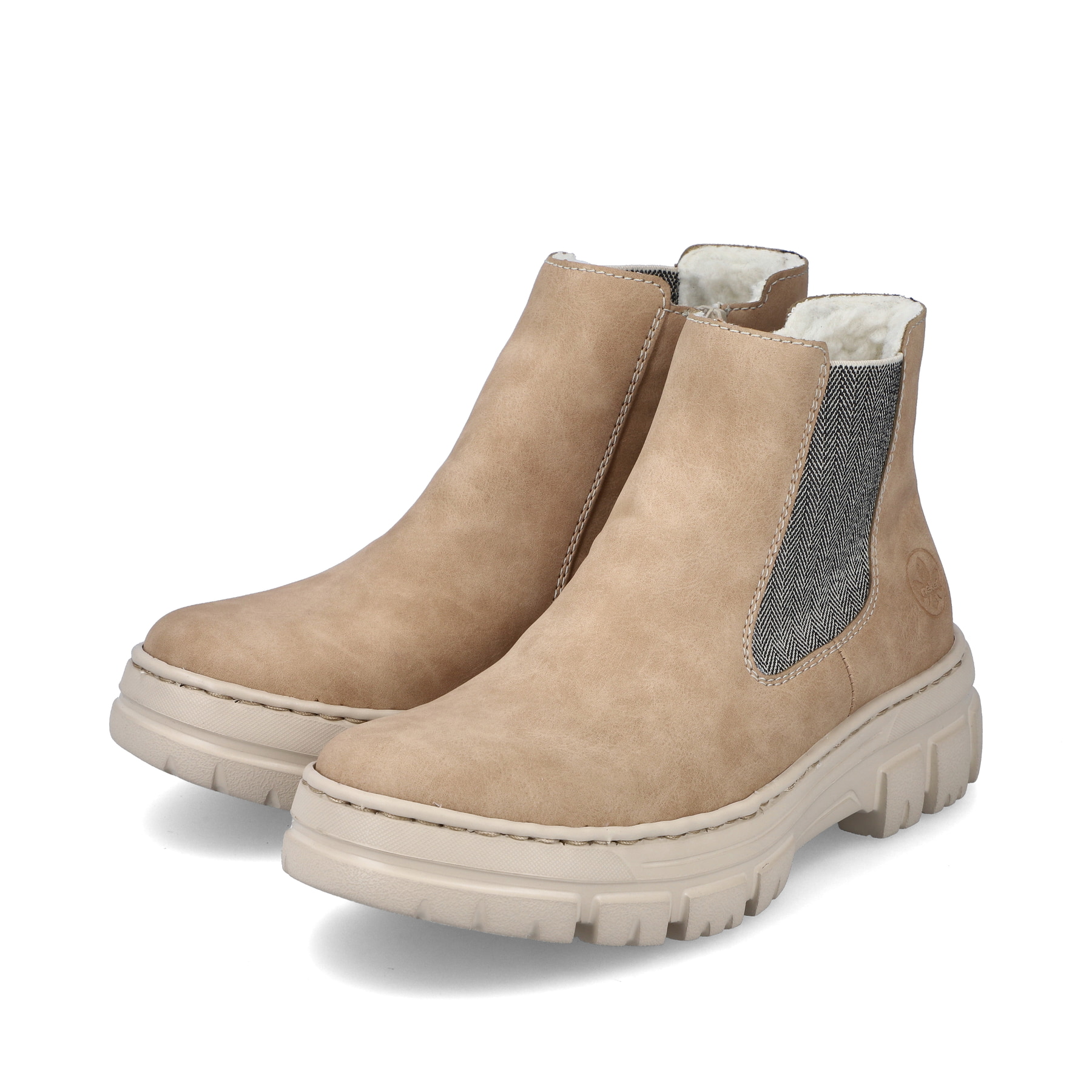 Rieker Damen Chelsea Boots champagner