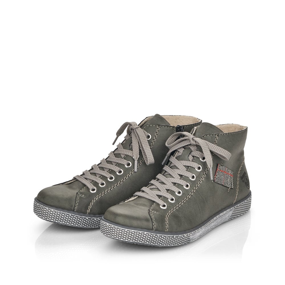 Rieker Damen Schnürschuhe anthrazit