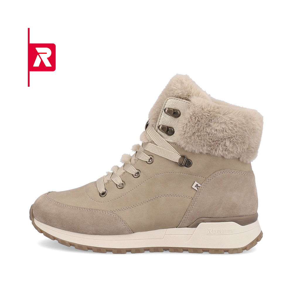 Rieker EVOLUTION Damen Stiefel champagner beige