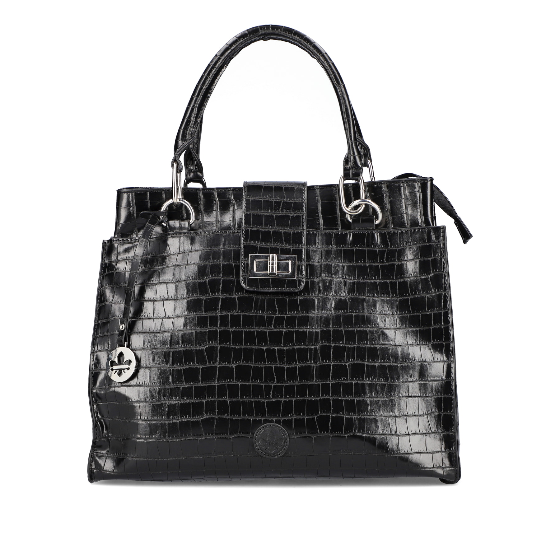 Rieker Damen Shopper tiefschwarz