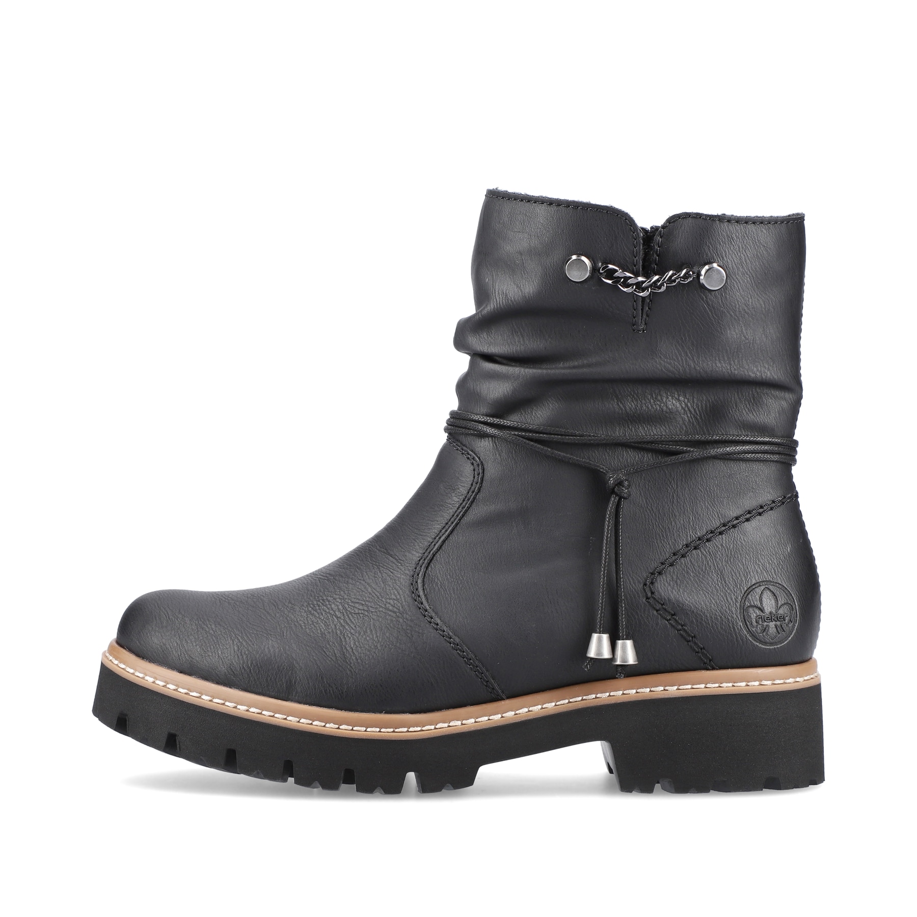 Rieker Damen Kurzstiefel tiefschwarz