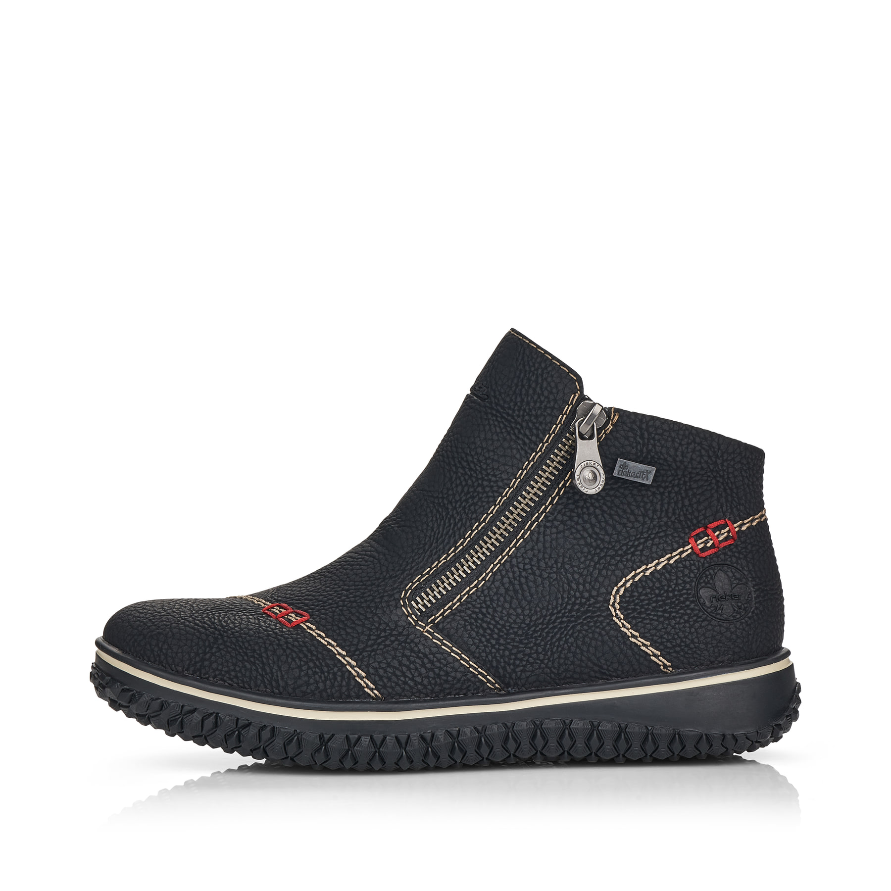 Rieker Damen Slipper nachtschwarz