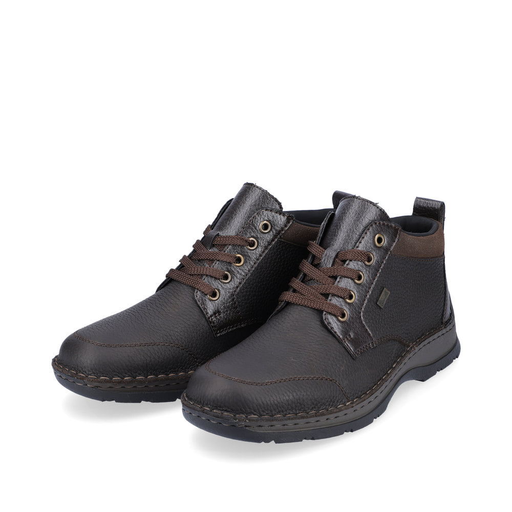 Rieker Herren Schnürstiefel espressobraun