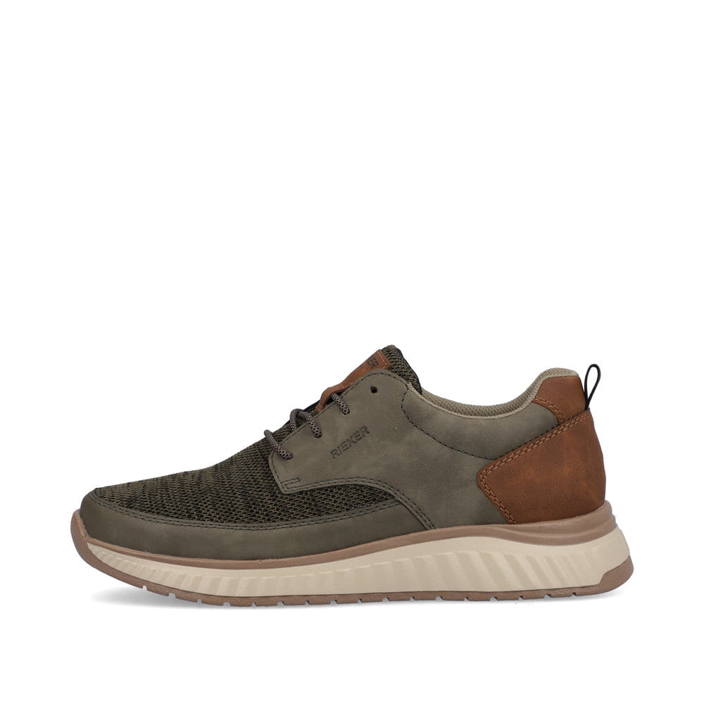 Rieker Herren Slipper olivgrün