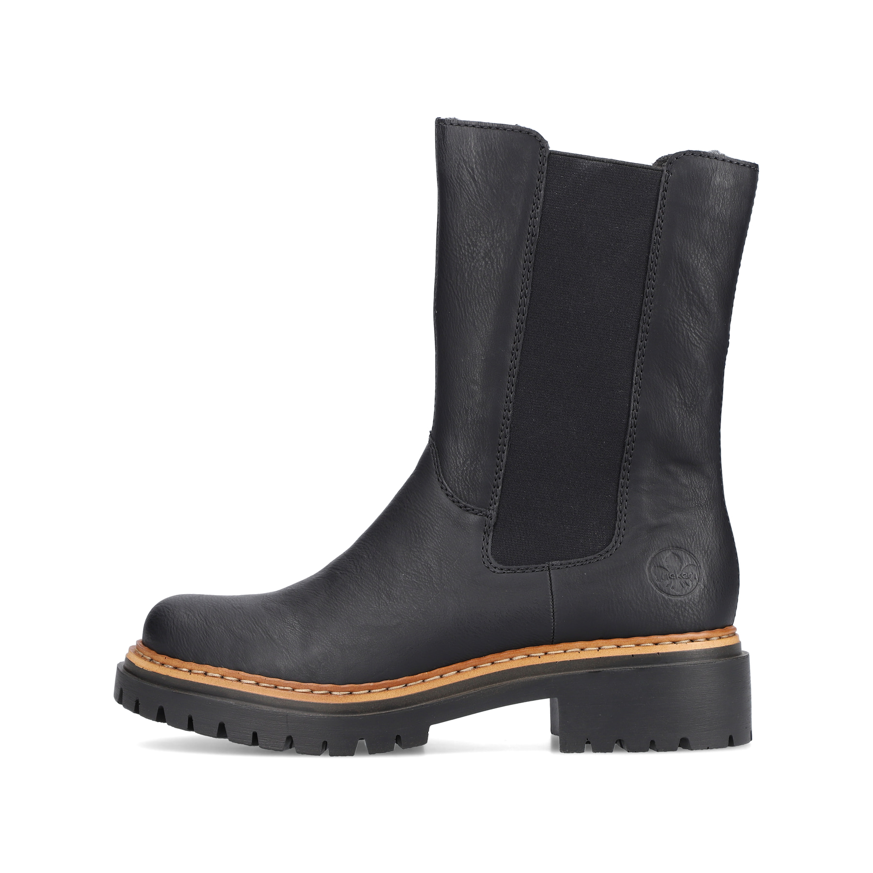 Rieker Damen Chelsea Boots nachtschwarz