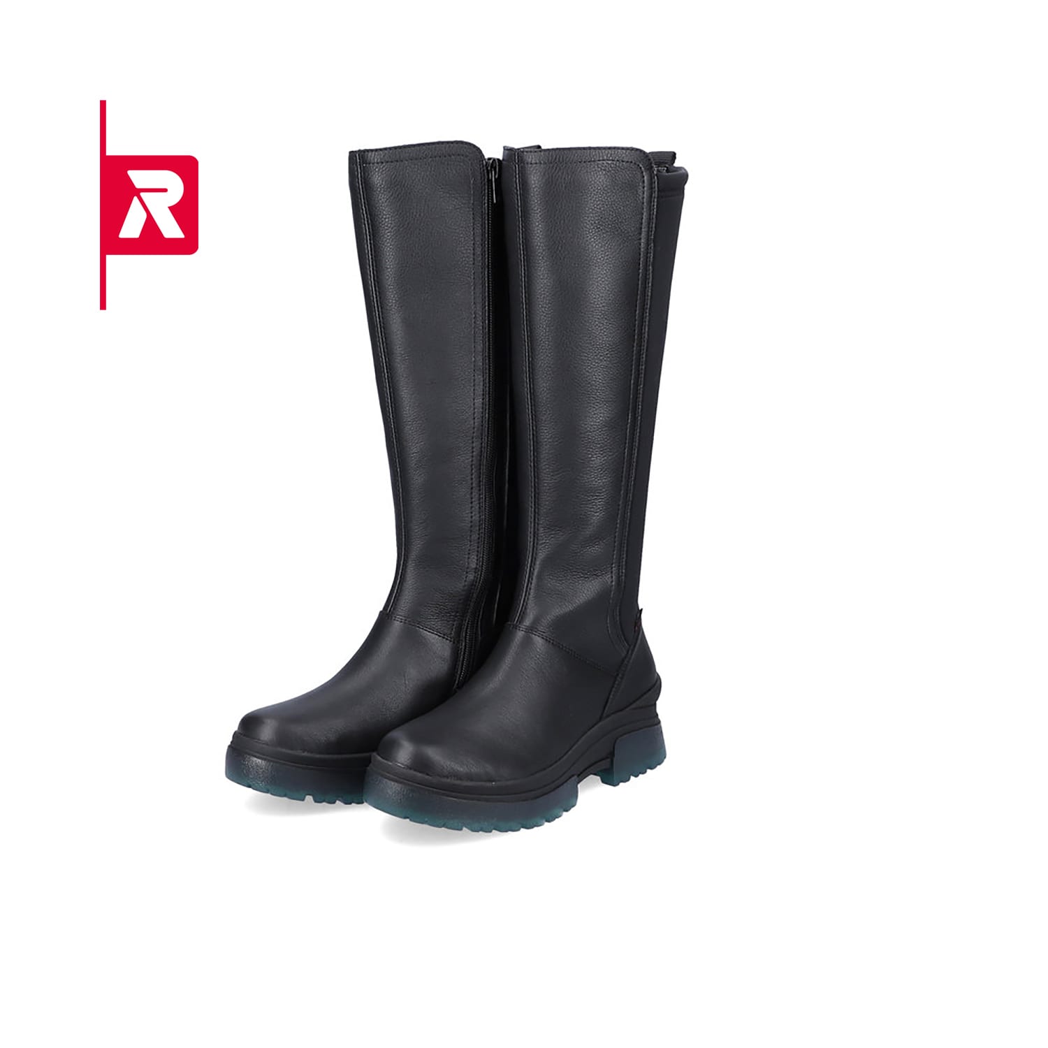 Rieker EVOLUTION Damen Hochschaftstiefel midnight black