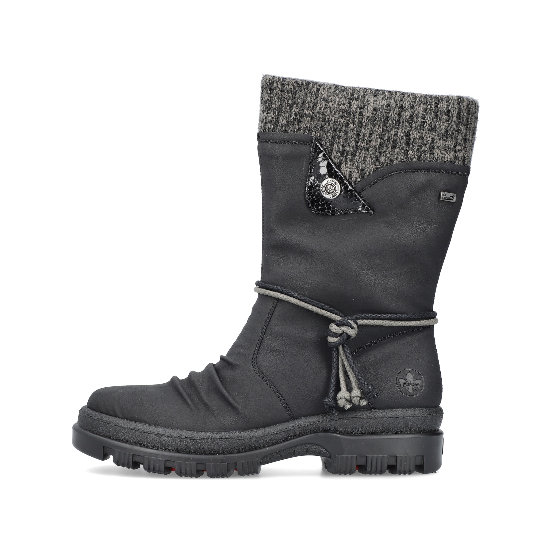 Rieker Damen Kurzstiefel nachtschwarz