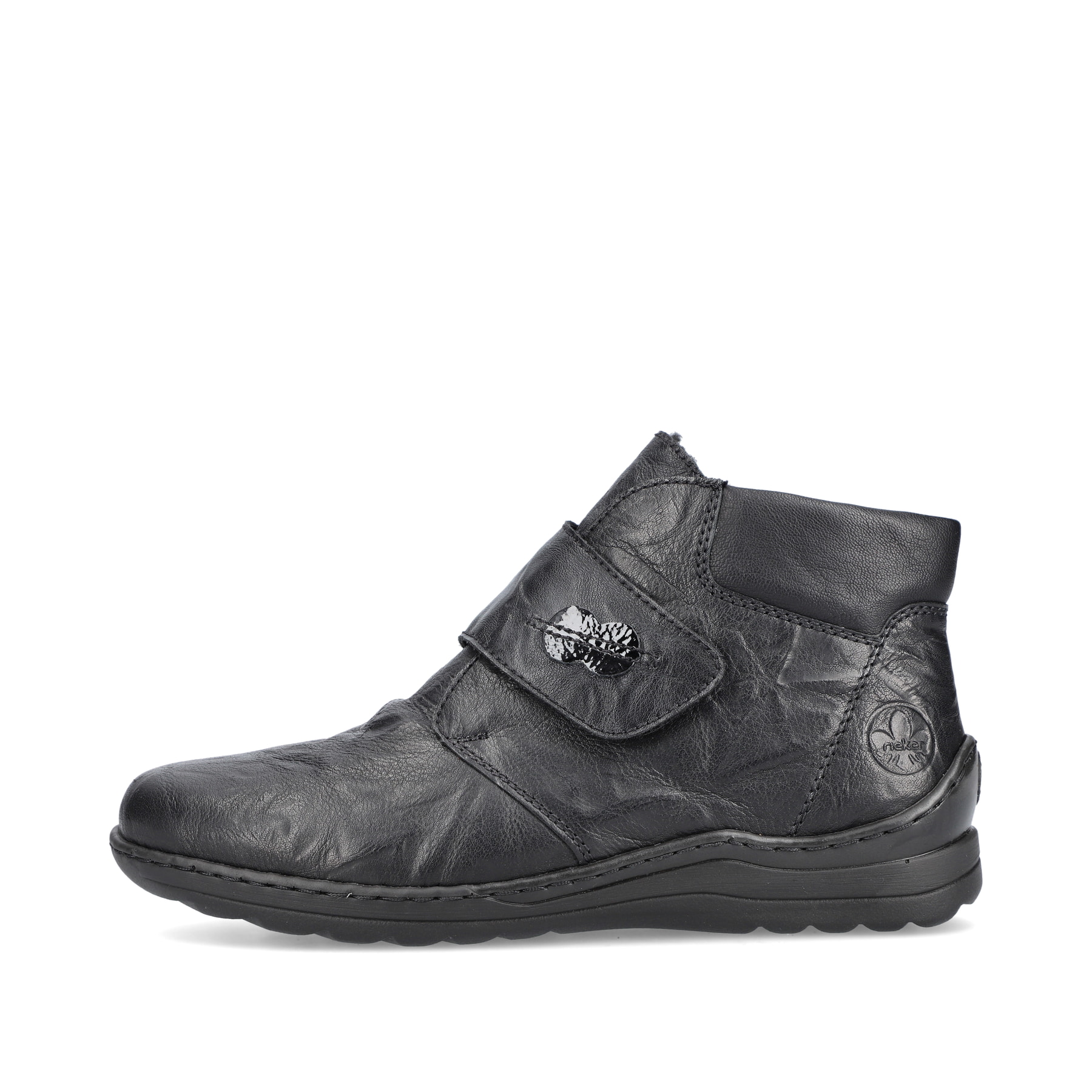 Rieker Damen Slipper tiefschwarz