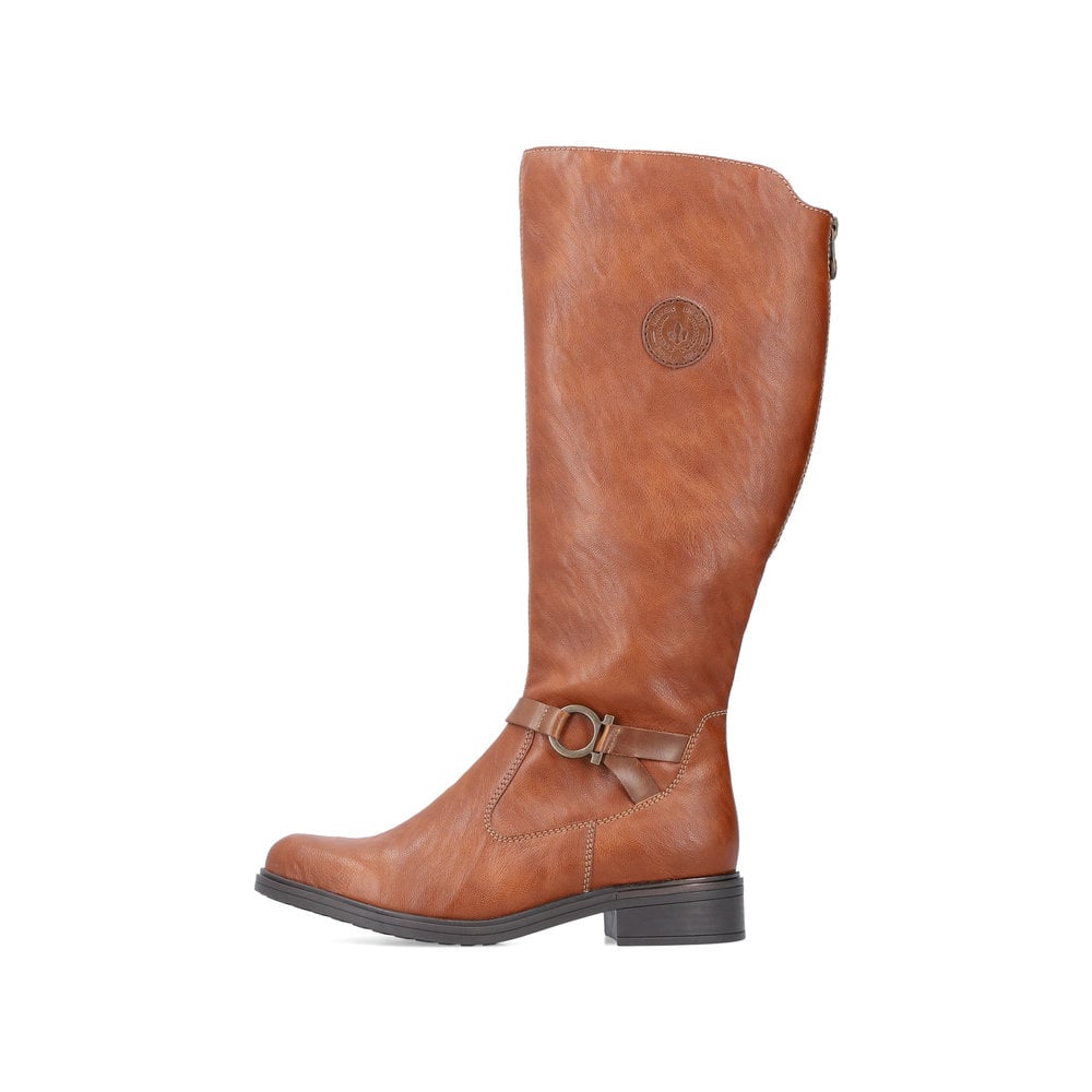 Rieker Damen Hochschaftstiefel kastanienbraun
