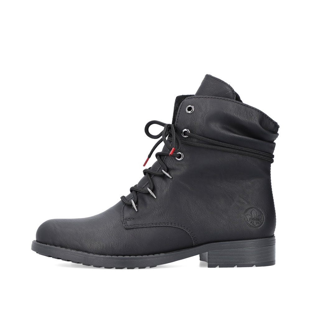 Rieker Damen Stiefeletten nachtschwarz