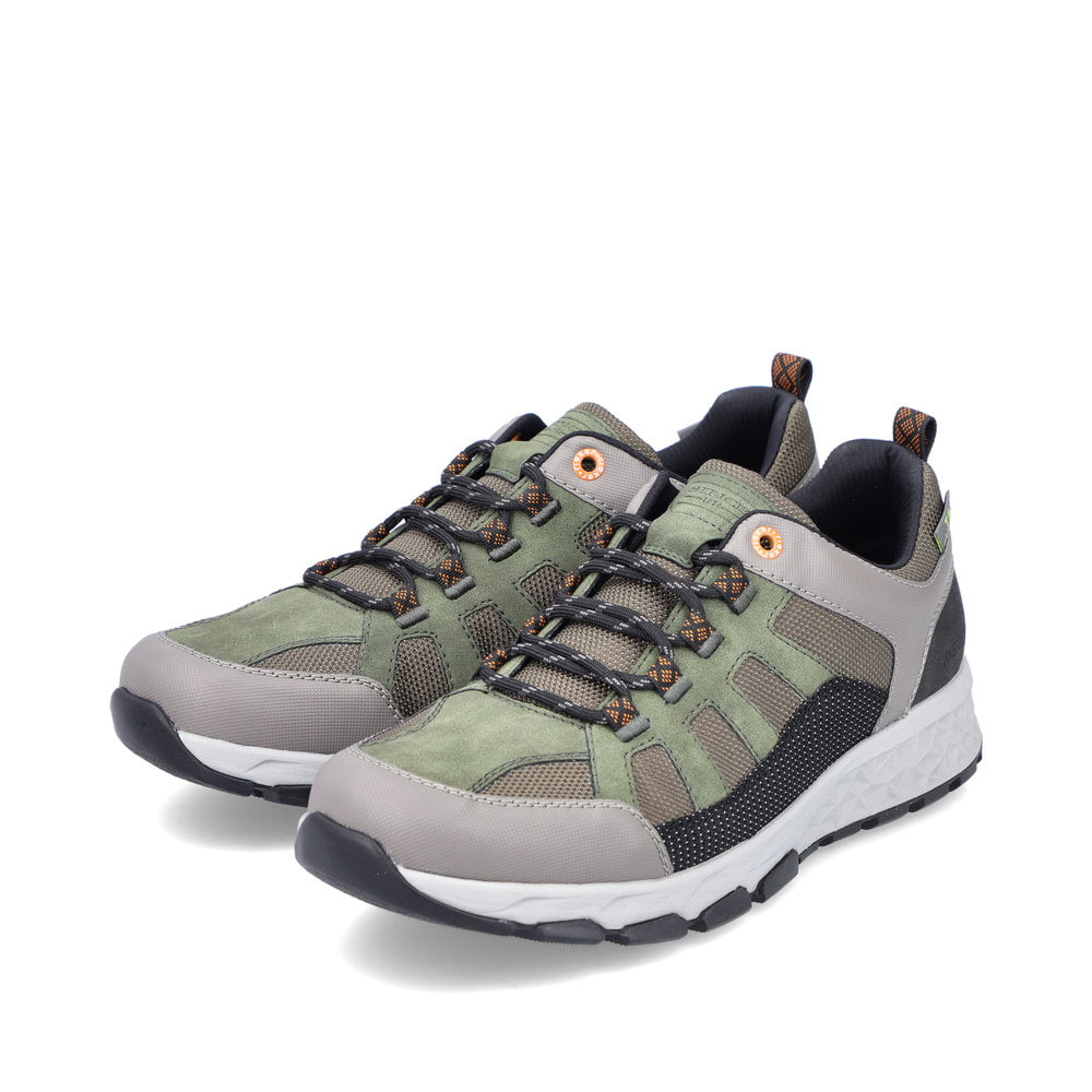 Rieker Herren Schnürschuhe grasgrün