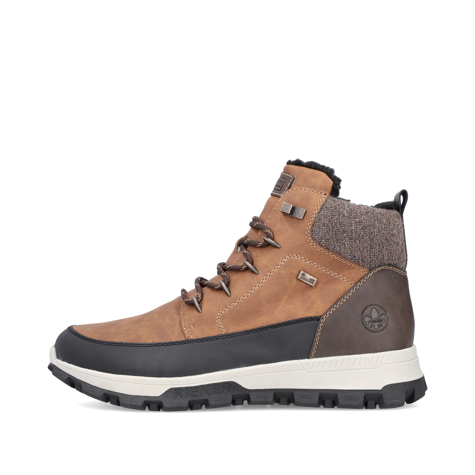 Rieker Herren Schnürstiefel karamellbraun