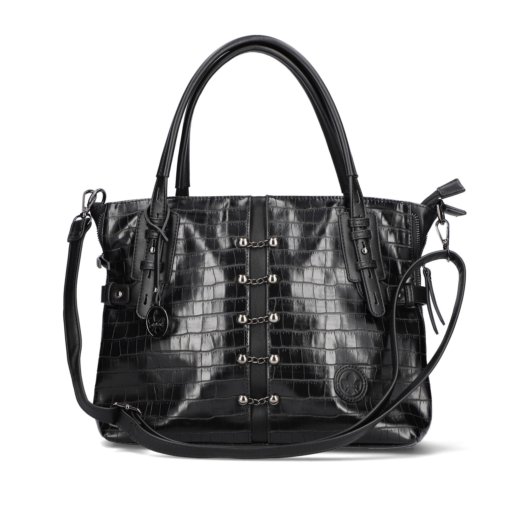 Rieker Damen Handtasche tiefschwarz