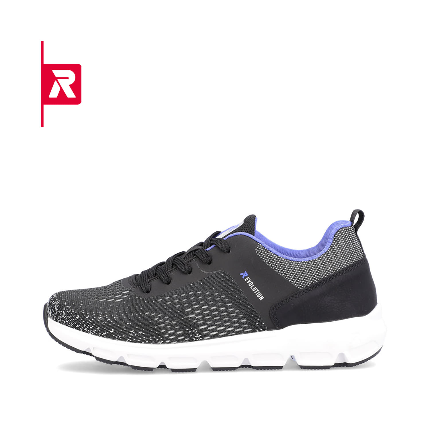 Rieker EVOLUTION Damen Sneaker steel black