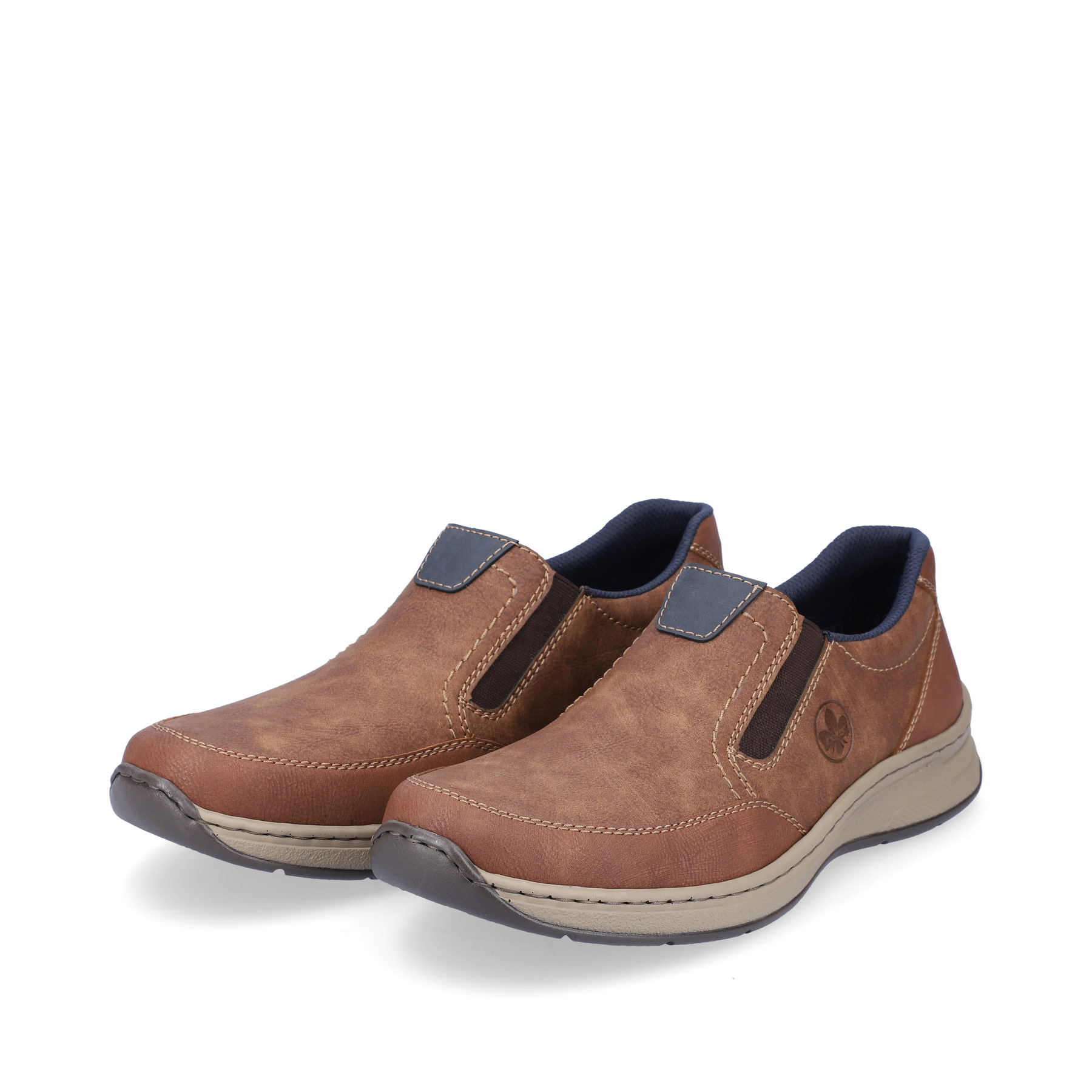 Rieker Herren Slipper holzbraun