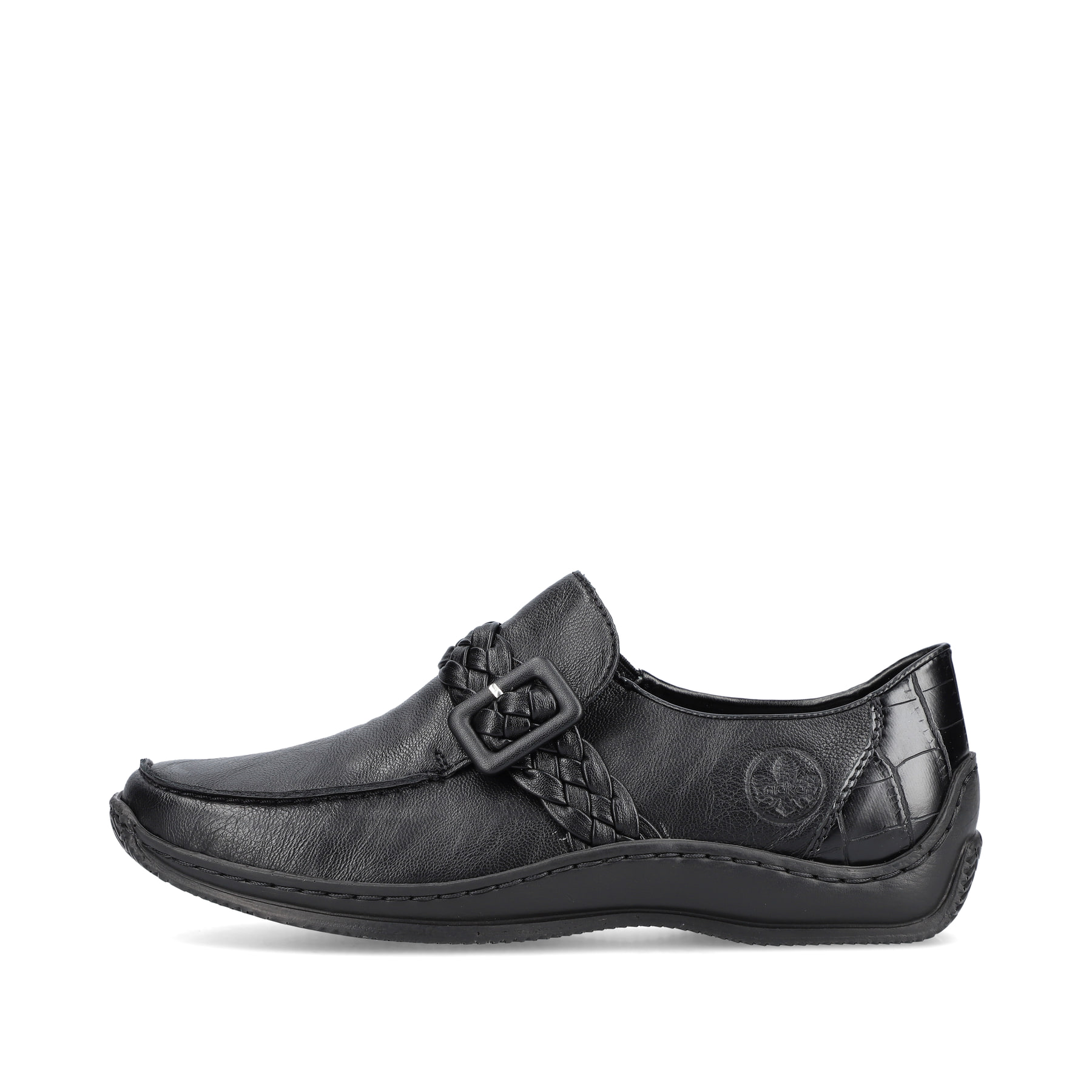 Rieker Damen Slipper mitternachtsschwarz