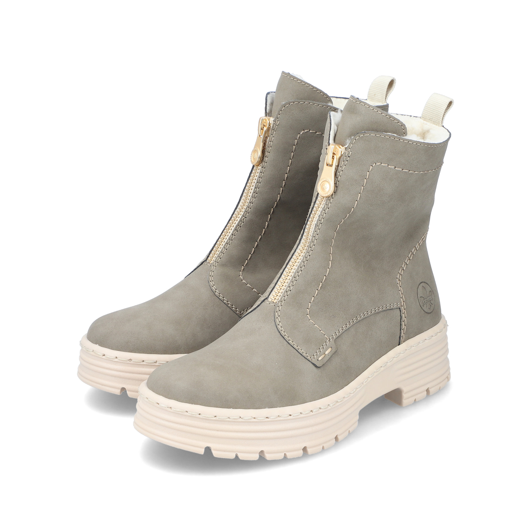 Rieker Damen Kurzstiefel armeegrün