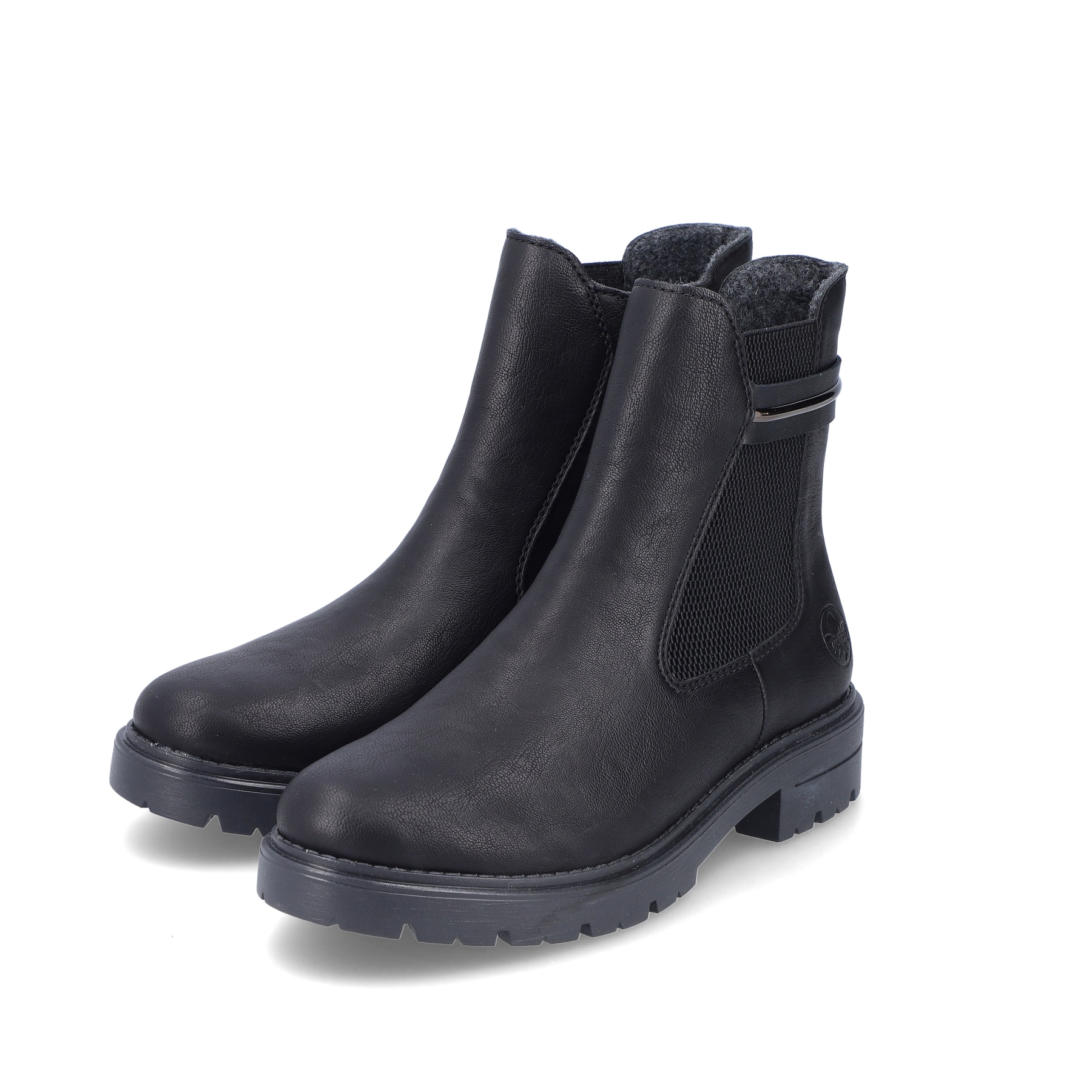Rieker Damen Chelsea Boots nachtschwarz