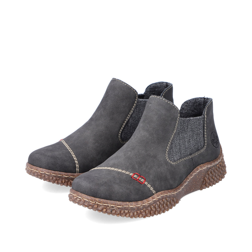 Rieker Damen Chelsea Boots anthrazit