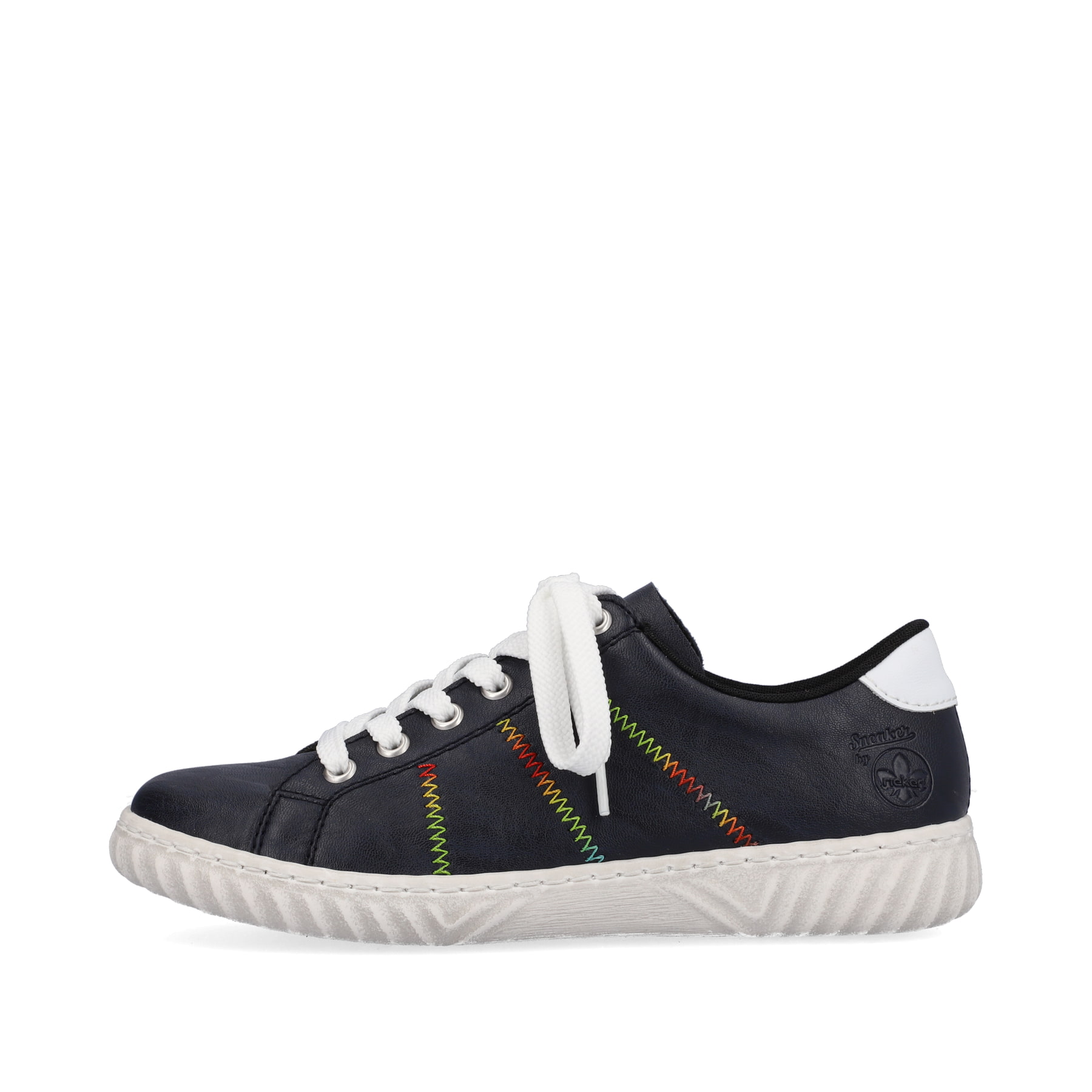 Rieker Damen Schnürschuhe marineblau