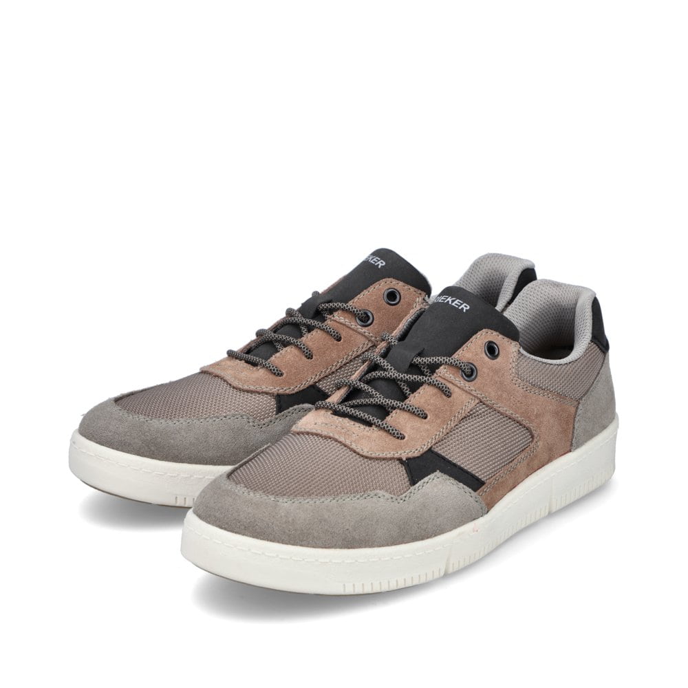 Rieker Herren Sneaker by Rieker platingrau-nussbraun