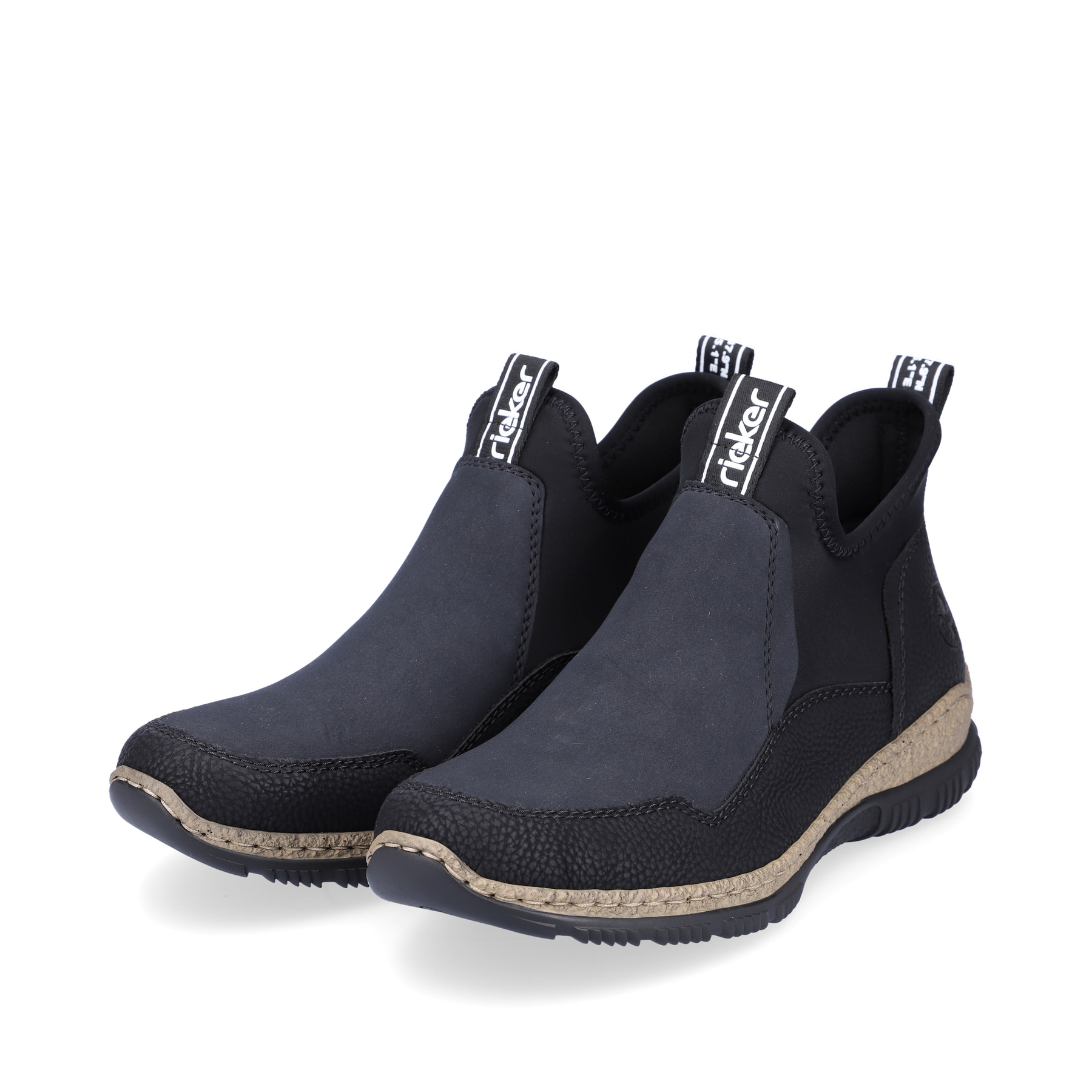 Rieker Damen Chelsea Boots tiefschwarz