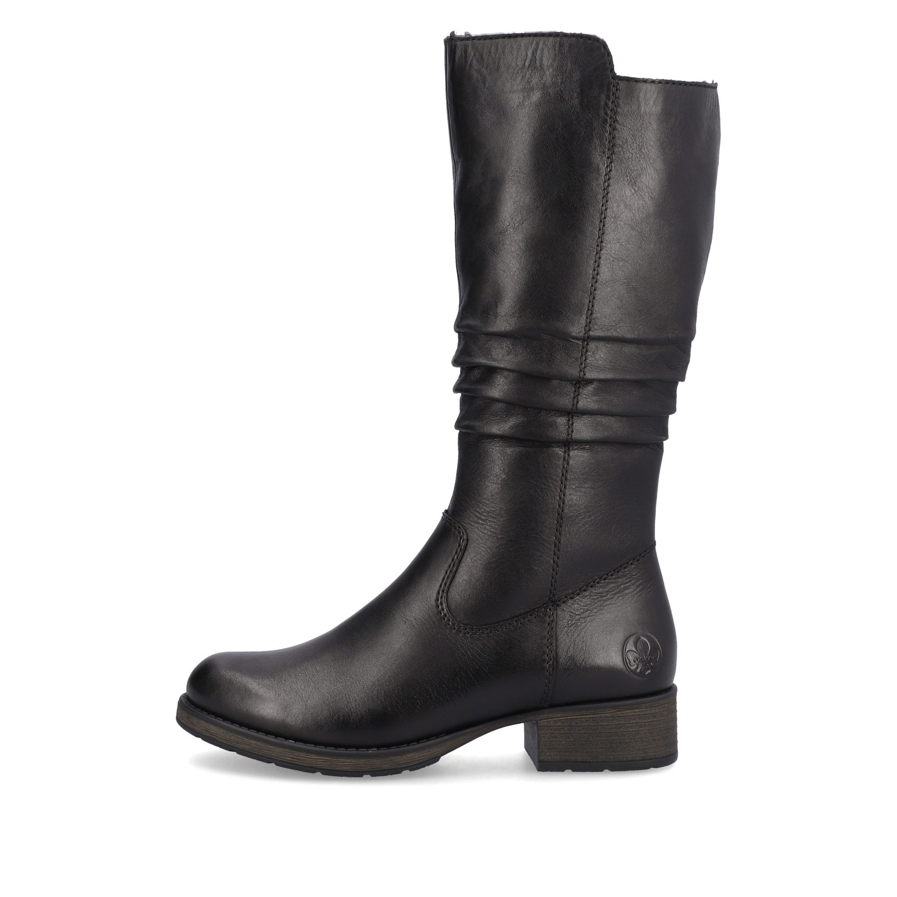 Rieker Damen Hochschaftstiefel nachtschwarz