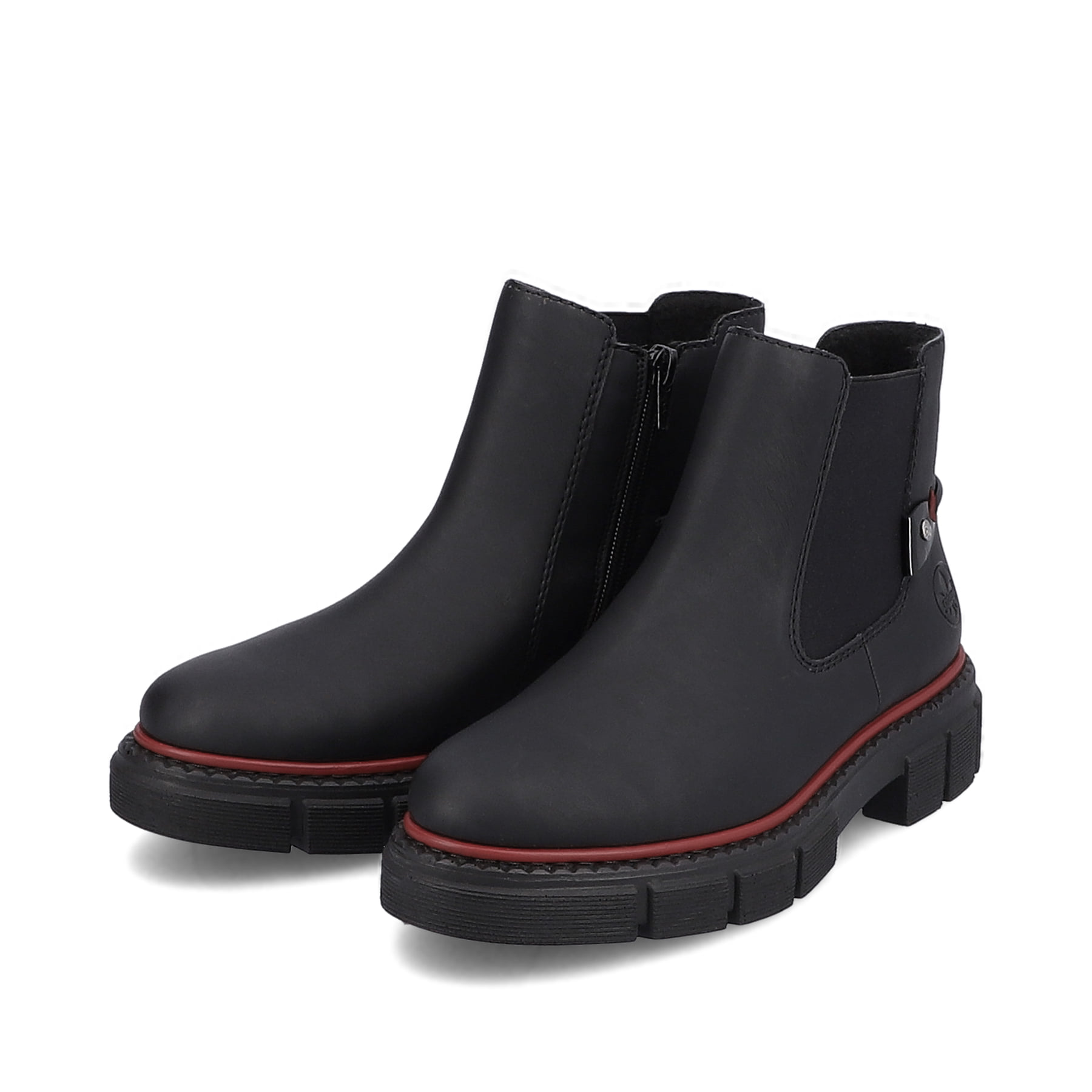 Rieker Damen Chelsea Boots tiefschwarz
